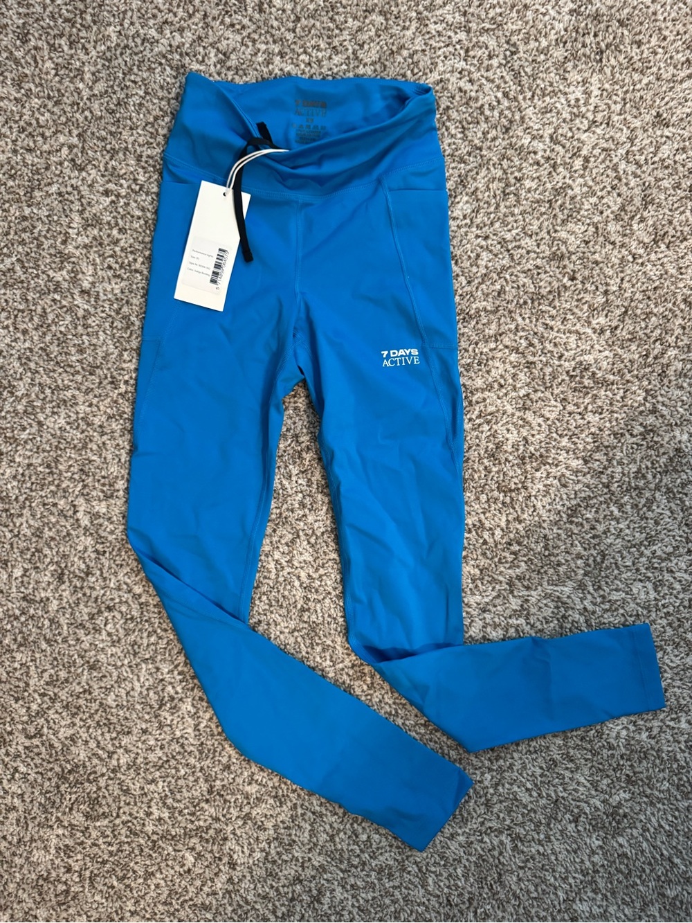 7 Days Active Women’s Blue Performance Leggings